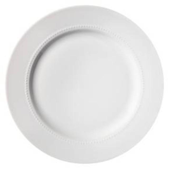Product description page - Round Beaded Rim Dinner Plate - White - Threshold™