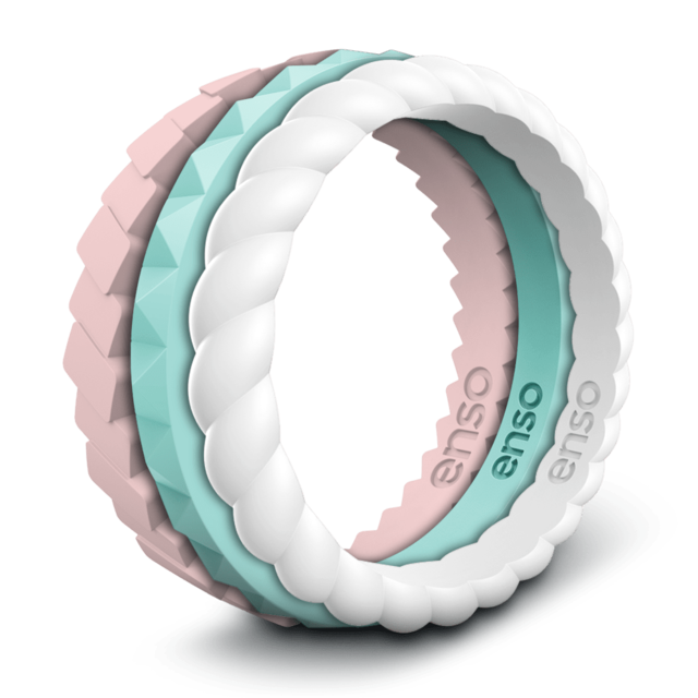 Enso Stackable Fitness Wedding Bands