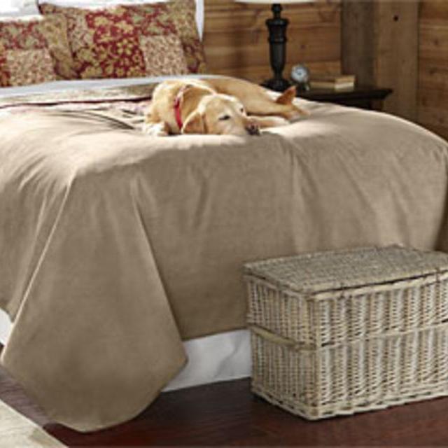 Reversible Dog-Proof 3/4 Bed Cover - KING SIZE