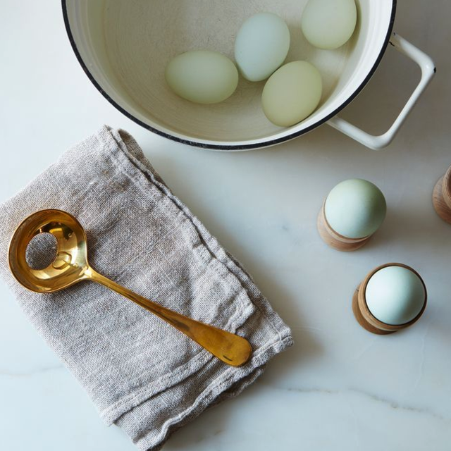 Brass Egg Spoon