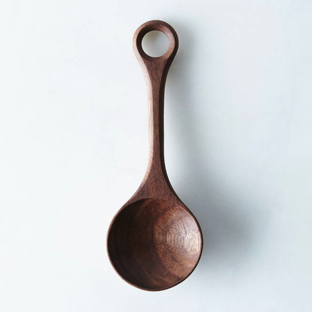Black Walnut Wooden Coffee Scoop