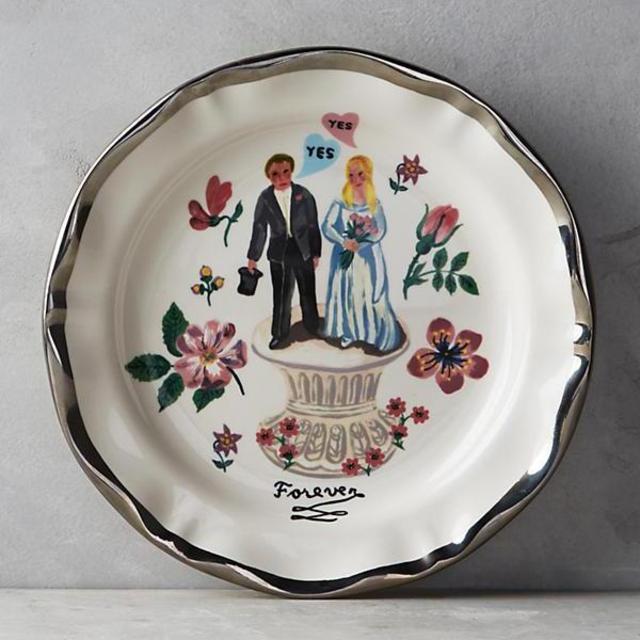 Francophile Dinner Plate