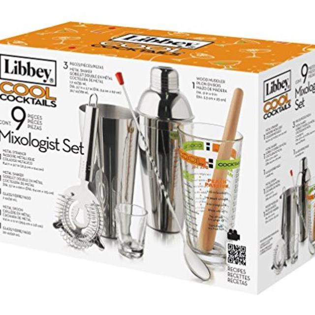 Libbey 9-Piece Cool Cocktails Mixologist Set