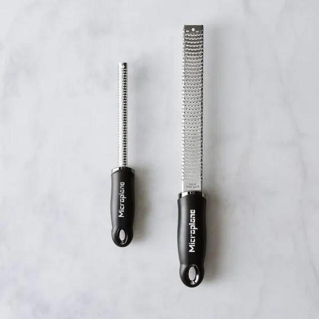 ALL BLACK - Microplane Zester and Spice Grater (Black, Set of 2)