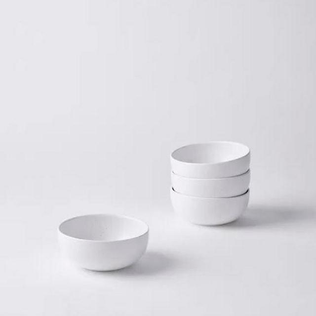 (WHITE SOUP BOWL, Set of 4) Casafina Modern Classic Ceramic Soup Bowl