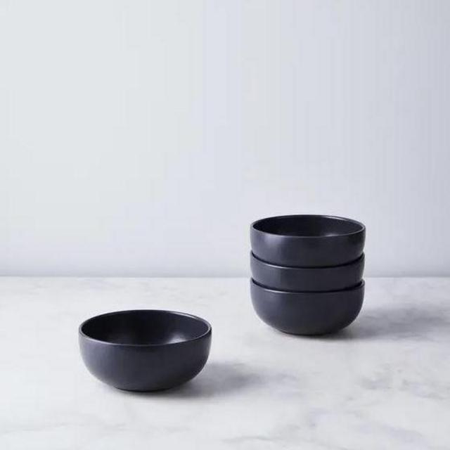 (CHARCOAL SOUP BOWL, Set of 4) Casafina Modern Classic Ceramic Soup Bowl
