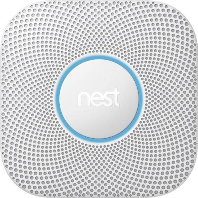 Nest - Protect 2nd Generation (Battery) Smart Smoke/Carbon Monoxide Alarm - White