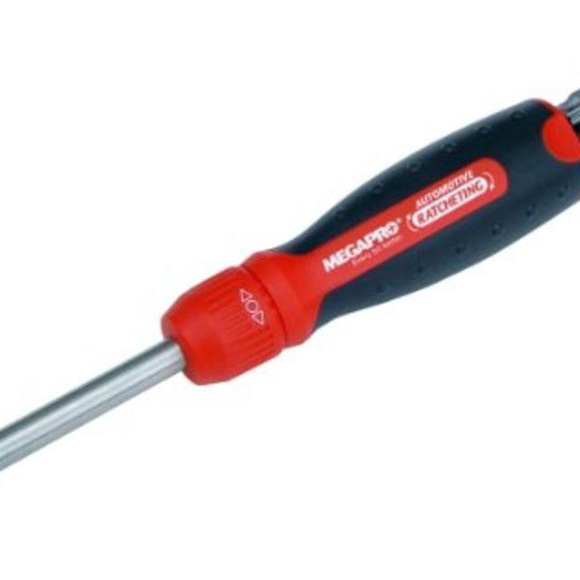 Megapro 211R1C36RD 1-Inch 13-In-1 Ratcheting Automotive Driver Bits, Red