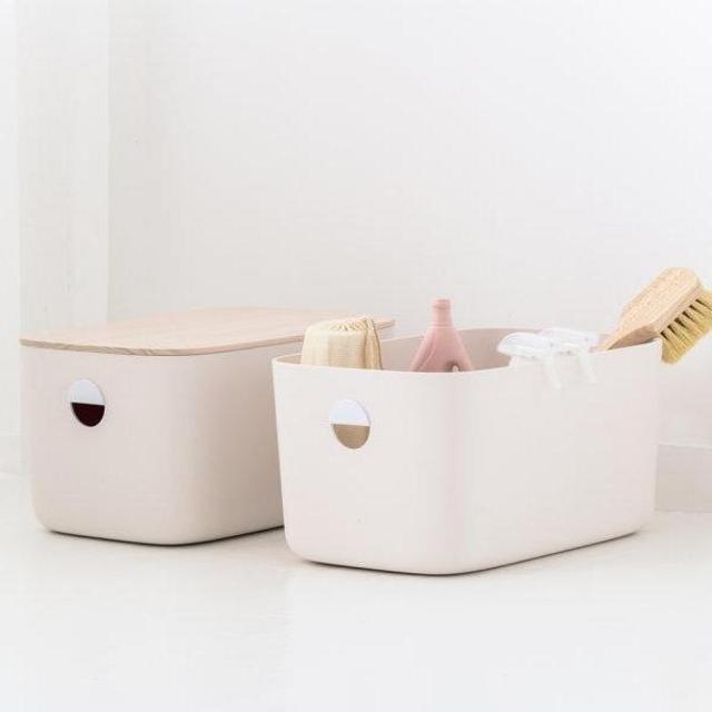 Large Storage Bins (w/ Lids) - Set of 2