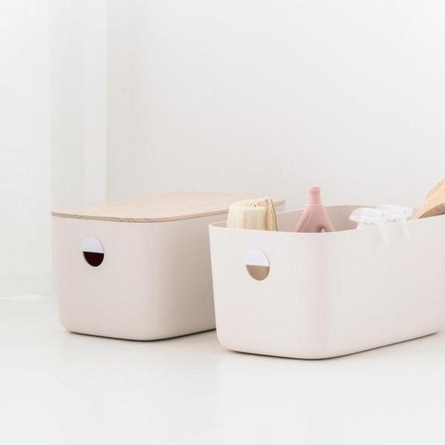 Medium Storage Bins (w/ Lids) - Set of 2