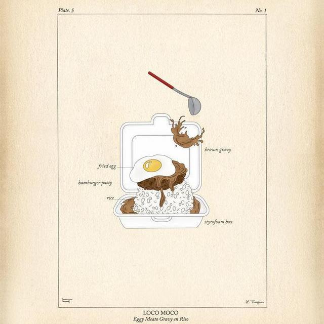 Loco Moco Print by Lauren Trangmar (8x10)