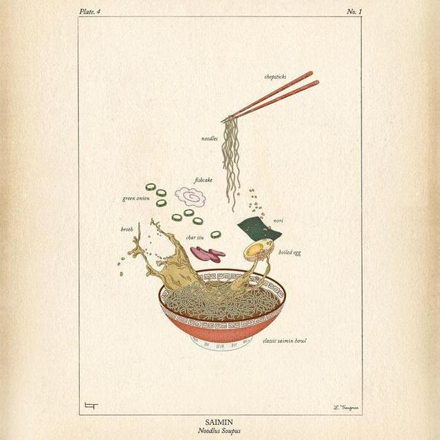 Saimin Print by Lauren Trangmar (8x10)