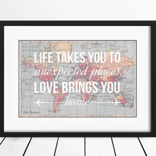 World Map Print