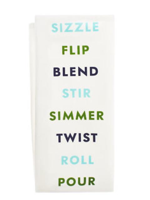 swirl peel slice kitchen towel