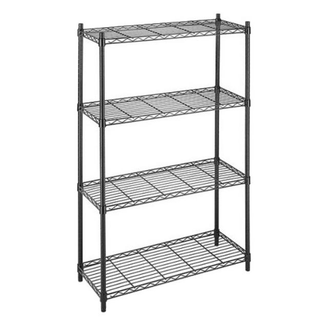 Whitmor Supreme 4-Tier Wire Shelving - Black product details page