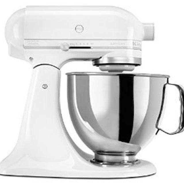 Kitchen Aid Mixer - white on white