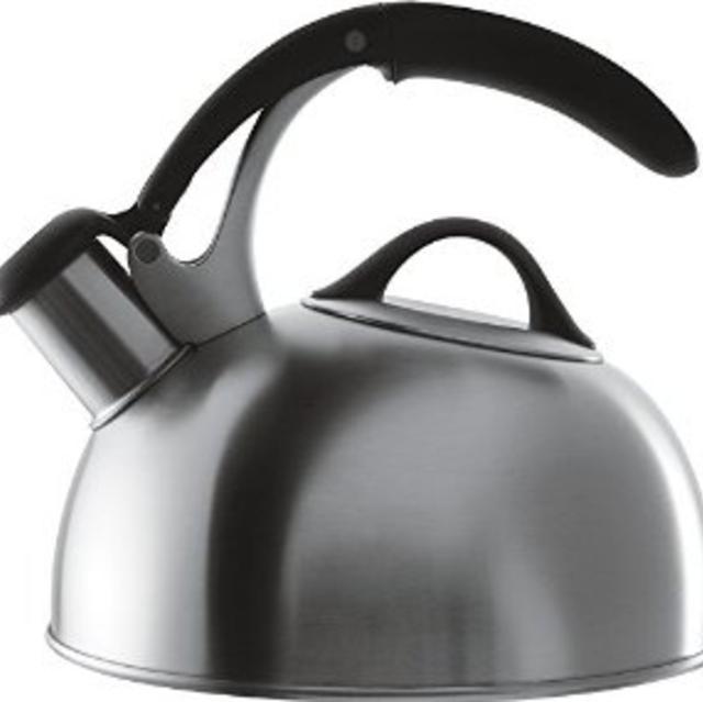 OXO Good Grips Pick Me Up Tea Kettle, Brushed Stainless