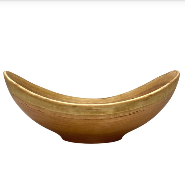Large Live Edge (oval) Bowl Cherry