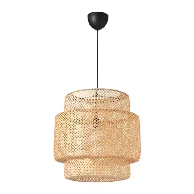 SINNERLIG Pendant lamp, bamboo