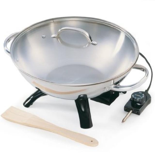 Amazon | Presto 5900 1500-Watt Stainless-Steel Electric Wok