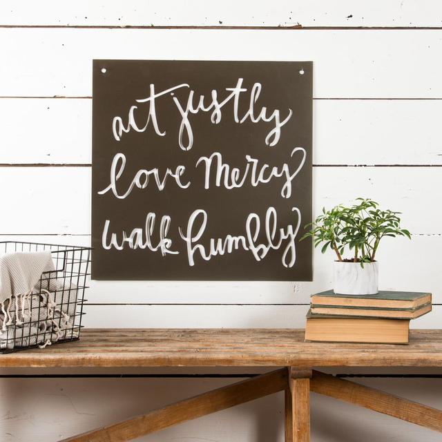 Magnolia Market | "Act-Love-Walk" Sign