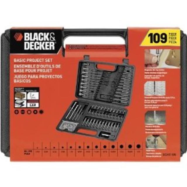 Amazon | Black & Decker BDA91109 Combination Accessory Set, 109-Piece