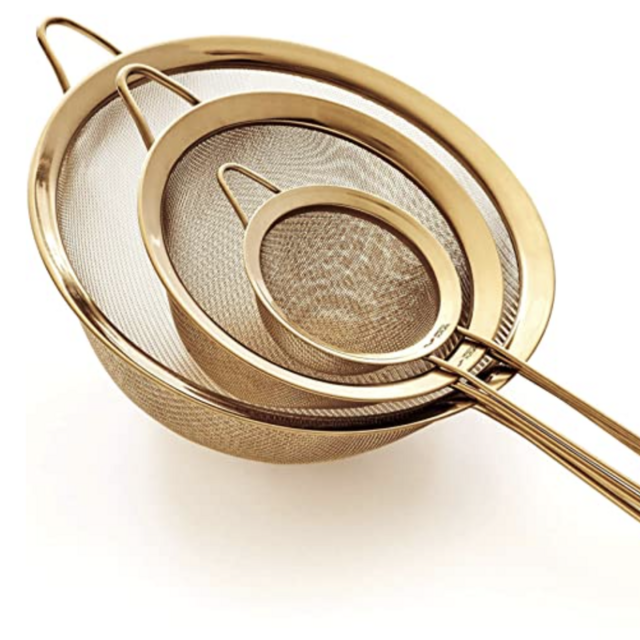 Gold Strainers