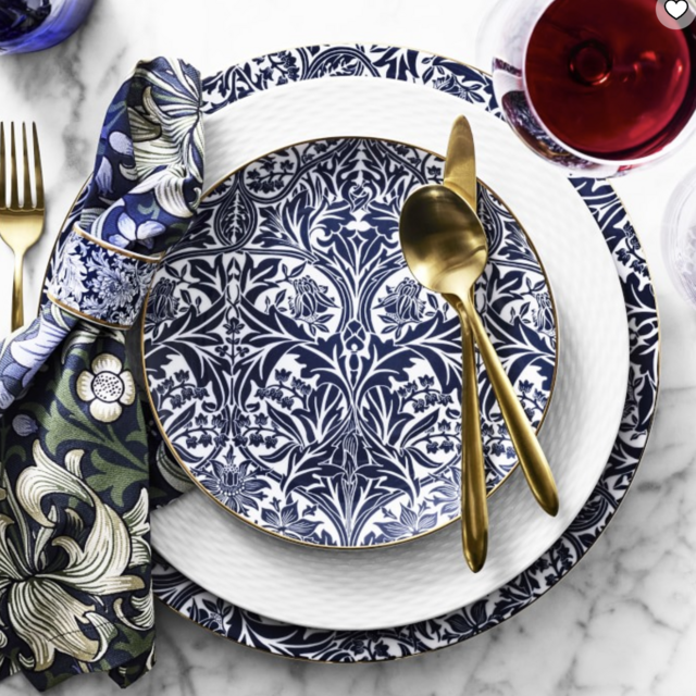 Williams Sonoma x Morris & Co. Salad Plates, Set of 4