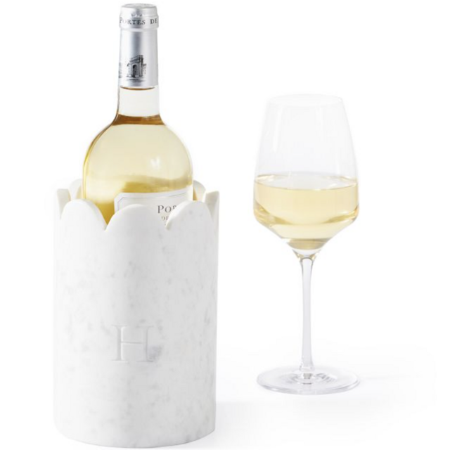Scalloped Wine Chiller - no monogram