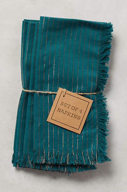 Shining Pinstripe Napkins