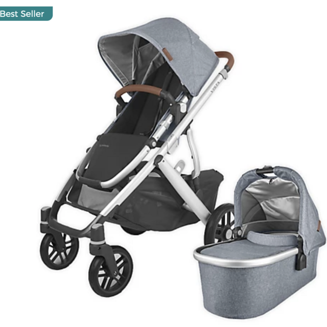 UPPAbaby Vista V2 Stroller in Gregory Blue Melange