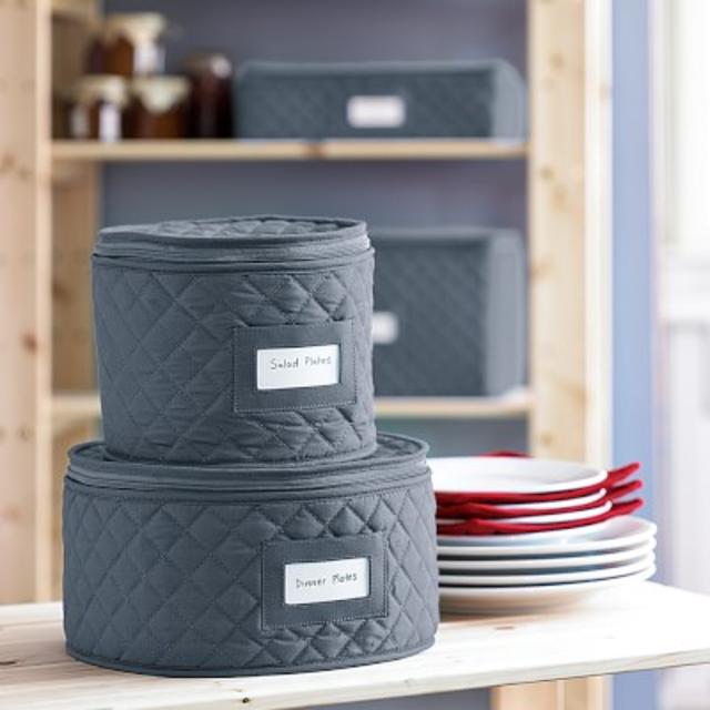 Quilted China Storage Cases - Salad Plates