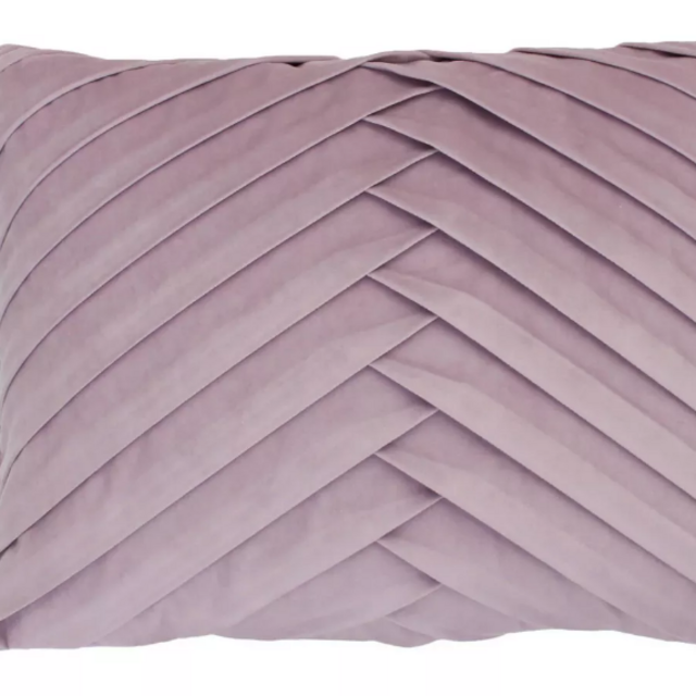 James Pleated Velvet Throw Pillow - Decor Therapy
