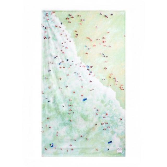 Sydney Waves Oversize Beach Towel - Gray Malin