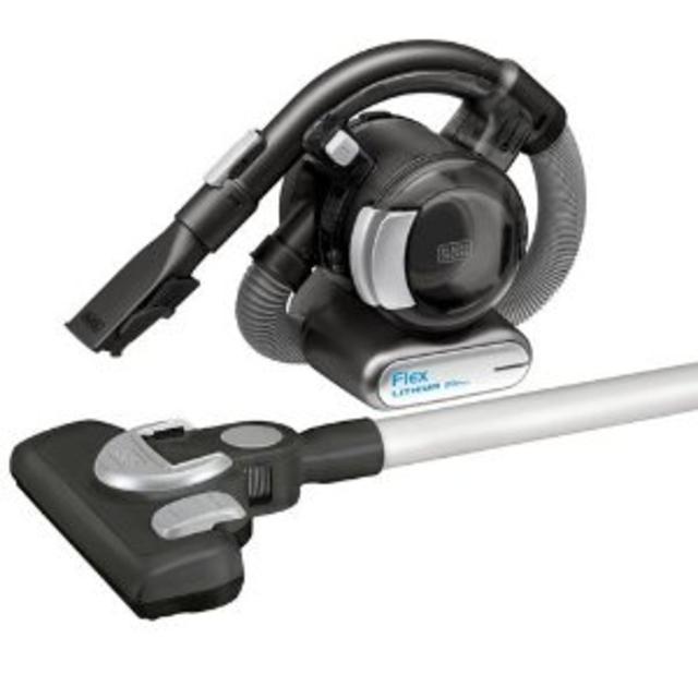 BLACK+DECKER BDH2020FLFH MAX Lithium Flex Vacuum with Stick Vacuum Floor Head and Pet Hair Brush, 20-volt