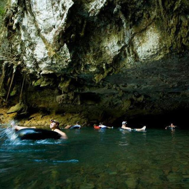 Cave Tubing and Ziplining Day