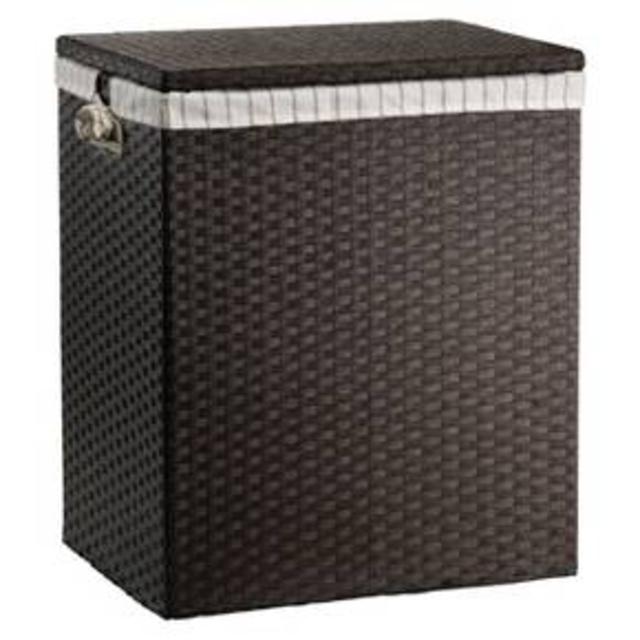 Product description page - Lined Hamper - Dark Brown Weave - Threshold™