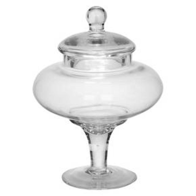 Product description page - Glass Apothecary Jar - Diamond Star