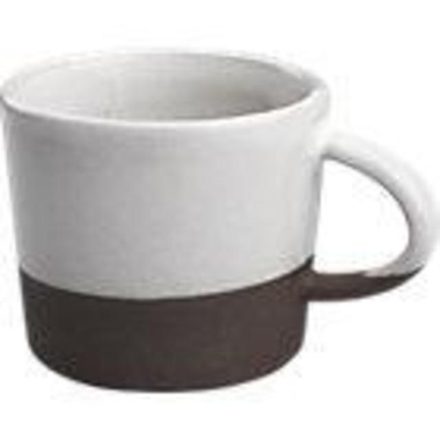 black clay dinnerware- 8oz mugs
