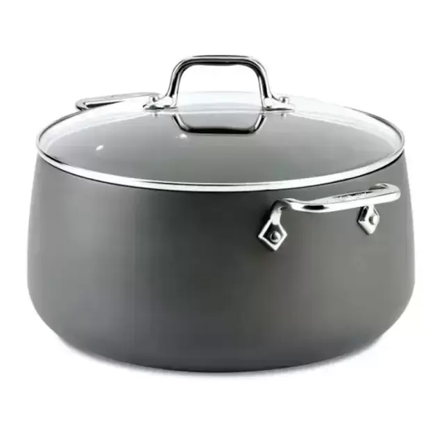 HA1 Hard Anodized Nonstick Cookware, Stockpot with lid, 8 quart