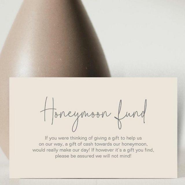 Honeymoon Fund
