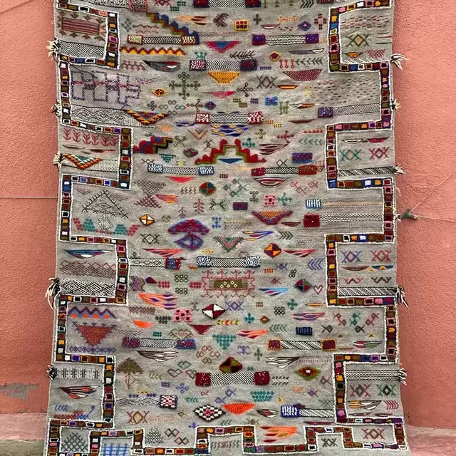 Naima's Family-Made Hanbel Rug