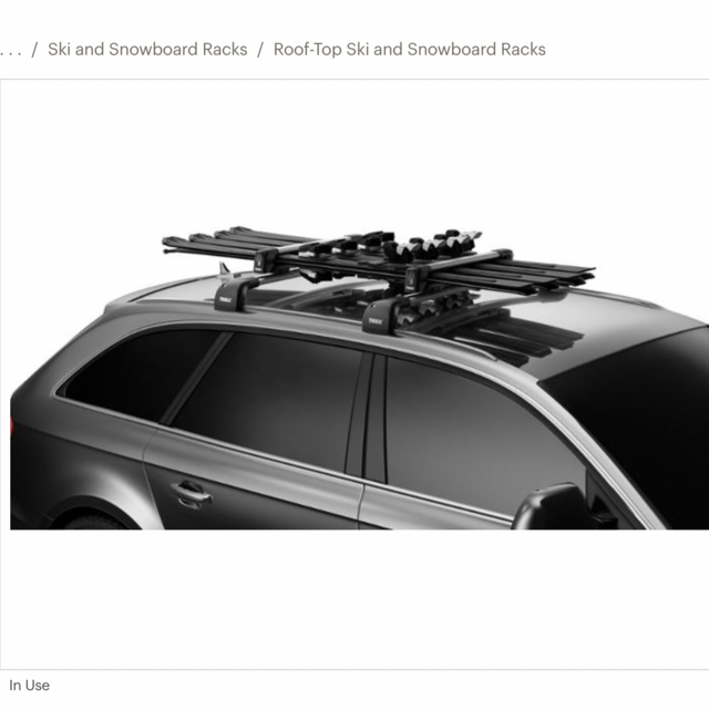 Thule SnowPack 6 Ski/Snowboard Rack