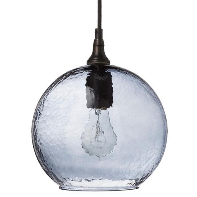 Artisan Glass Ball Pendant - Indigo - Threshold™