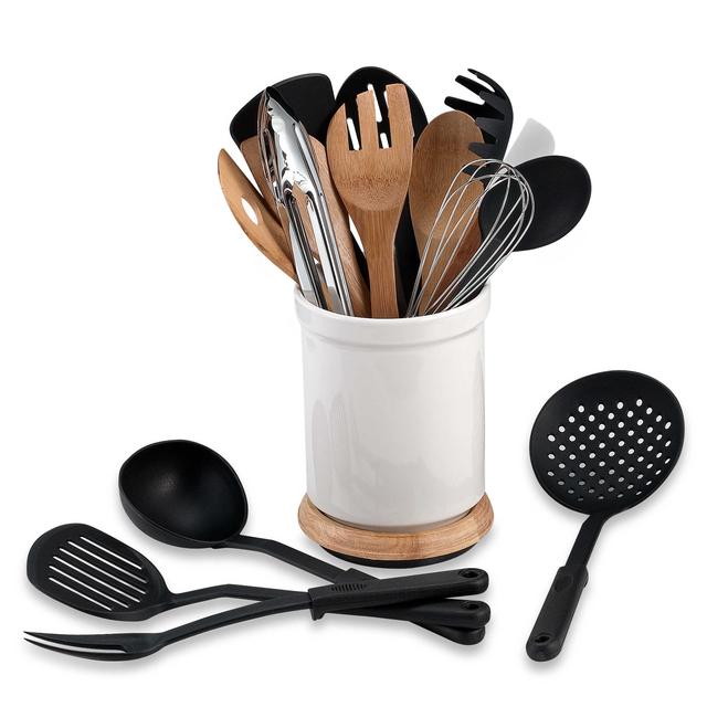 Denmark® Rotating 17-Piece Utensil Crock Set