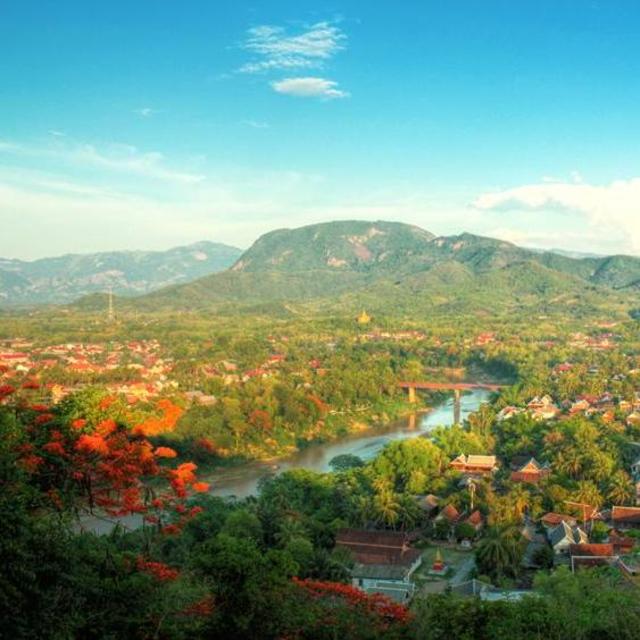 Flight from Hanoi, Vietnam to Luang Prabang, Laos