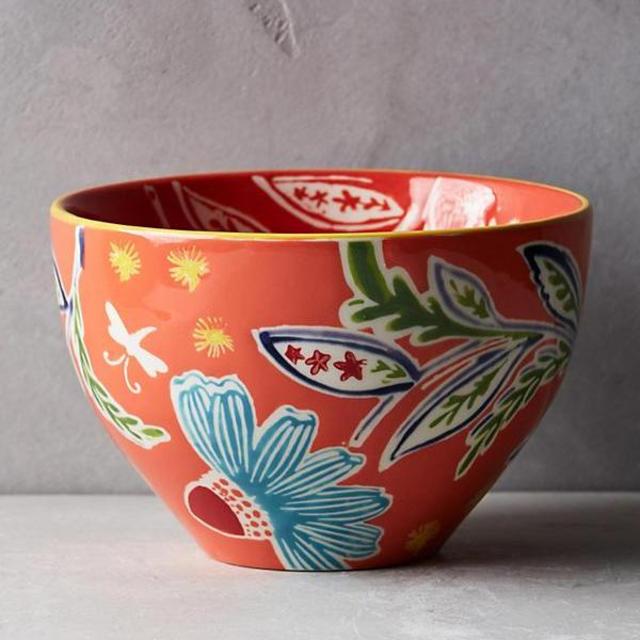 Bellina Blooms Bowl - Orange