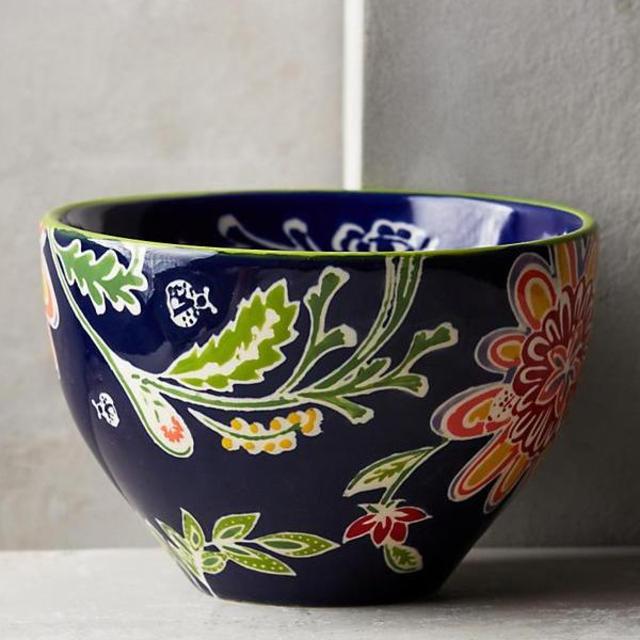 Bellina Blooms Bowl - Navy
