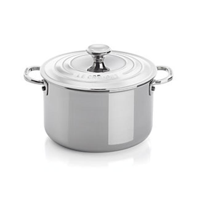Le Creuset ® Signature Stainless Steel Stock Pot 7 qt