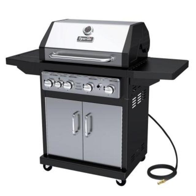 4-Burner Natural Gas Grill with Side Burner